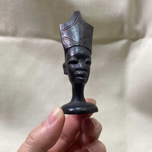 Various Antique Hand-carved African Makonde Chess Pieces (13 pieces total) - Picture 6 of 14